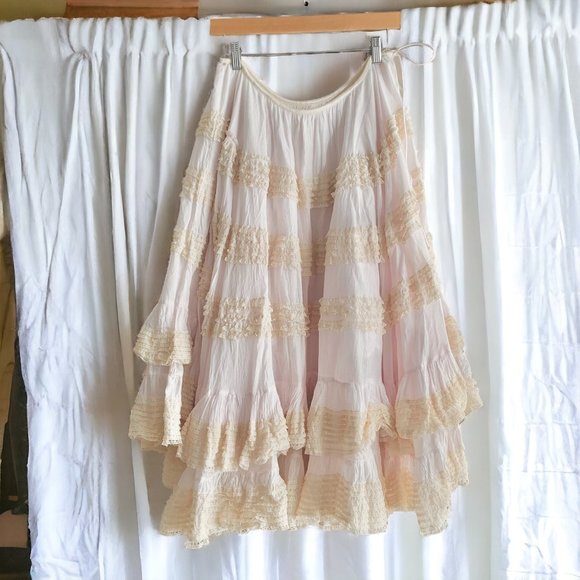 cotton maxi skirt - Picture 2 of 7